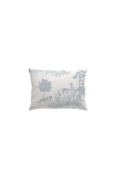 Filamente Husă de pernă cu două fețe Toile De Jouy Style