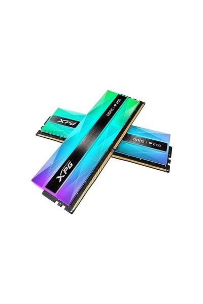 XPG Lancer Neon 32Gb (2X16) 6400Mhz Cl32 Ddr5 Udimm Ram Ax5U6400C3216G-Dclanrsg