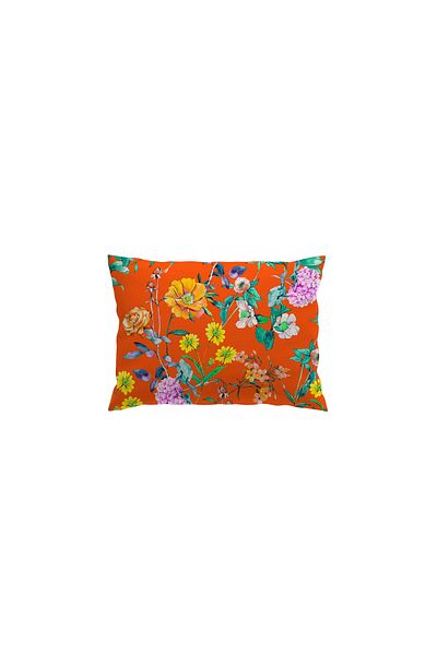 Filamente Double Sided Digital Printing Throw Pillow Cover Flower Garden