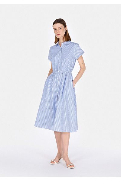 Colin's Regular Fit Women's Blue Dress