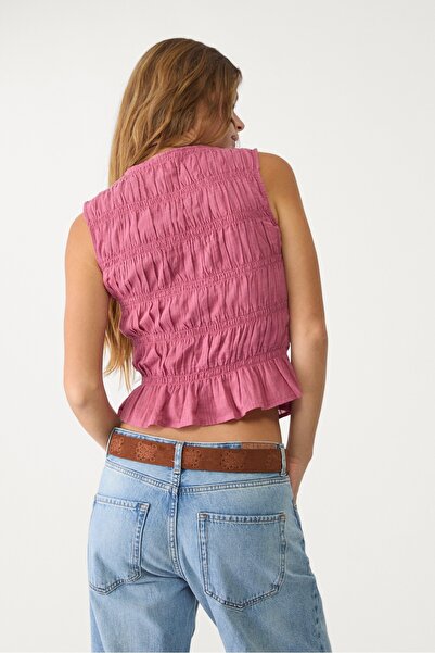 Stradivarius Büzgülü Bağcıklı Top