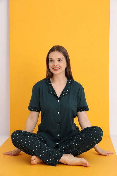ELİTOL Bamboo Buttoned Pajama Set