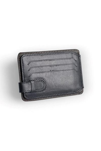 Modica Fermi - Genuine Leather Minimalist Men's Card Holder, Slim Wallet