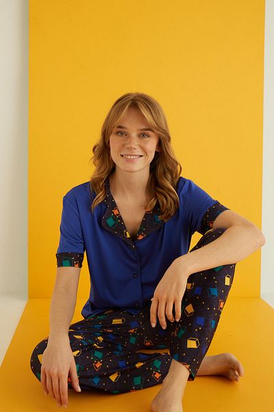 ELİTOL Marla Buttoned Pajama Set