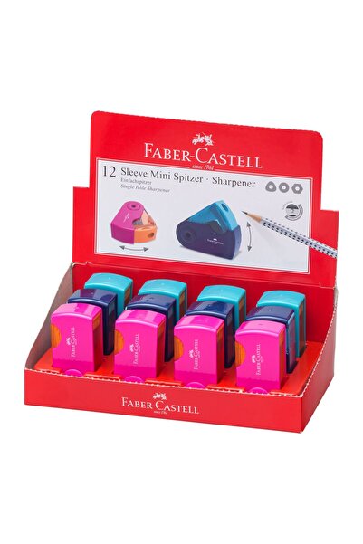 Faber Castell Manșon de ascuțit unic din plastic-Mini Trend 2019 Faber-Castell