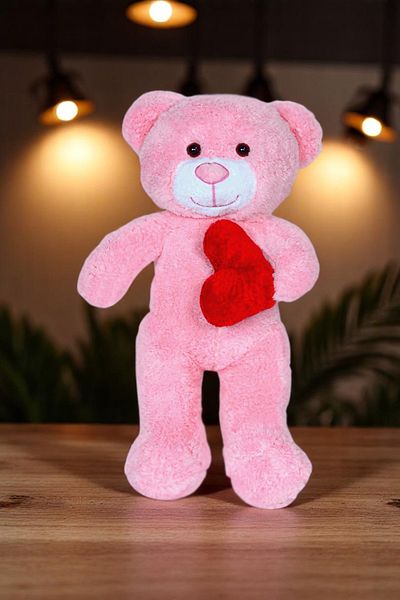 Canestar Soft Teddy Bear with Special Red Heart in Hand - Cute Plush Bear