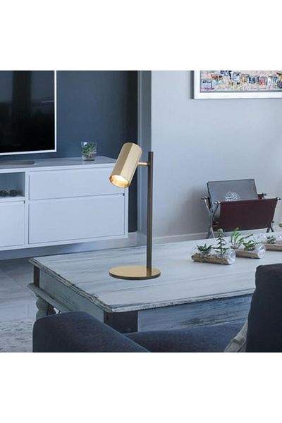 KDROĞLU Chicshopx Rosta Black-Antique Lacquer Table Lamp 1Xgu10 Star Shop Trend 1002192