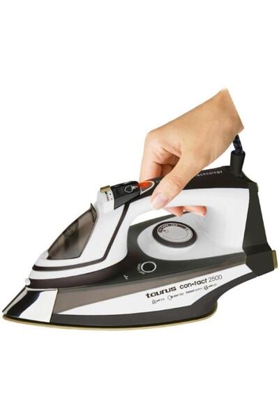 Taurus Σίδερο Taurus Contact, Πλάκα Χρυσού Σατινέ, 2500 W, 0,35 l (Μαύρο-Λευκό)