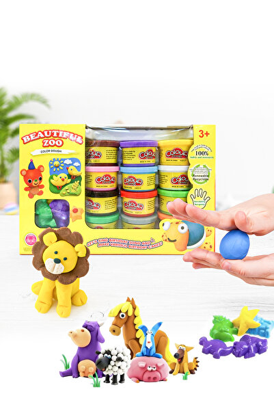 Little Trends أواني طينية ملونة غير سامة، عجينة لعب ناعمة وقابلة لإعادة الاست...