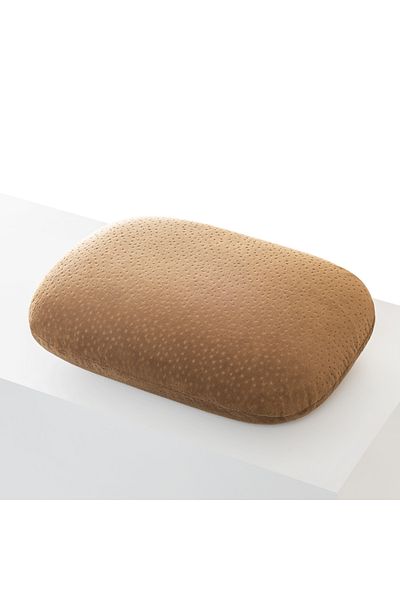 Choice 34x24cm Velvet(Brown) Multifunction Memory Foam Neck Pillow Slow Rebound Soft Travel Pillow for Slee