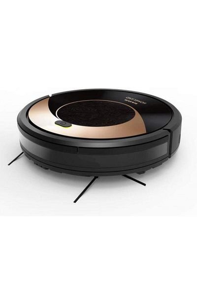 Taurus Aspirator robot Taurus Homeland, 90 min, Aspirare/Spalat, 14.8 V (Negru/Auriu)