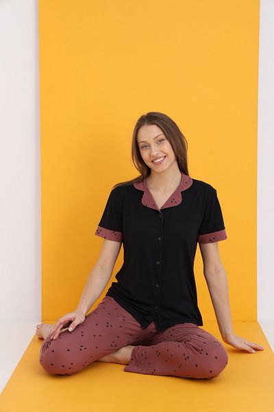ELİTOL Bamboo Buttoned Pajama Set