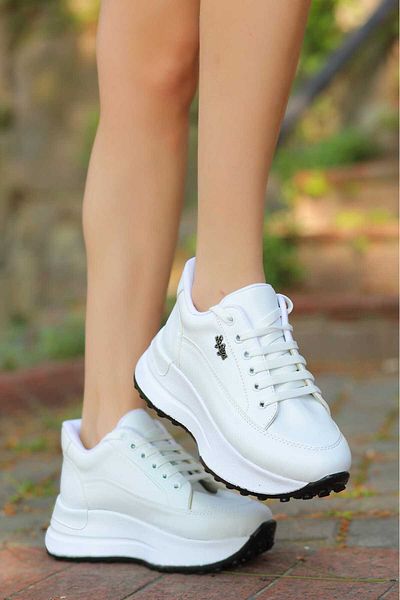 LEYDİ SHOES Leo White Skin Sports