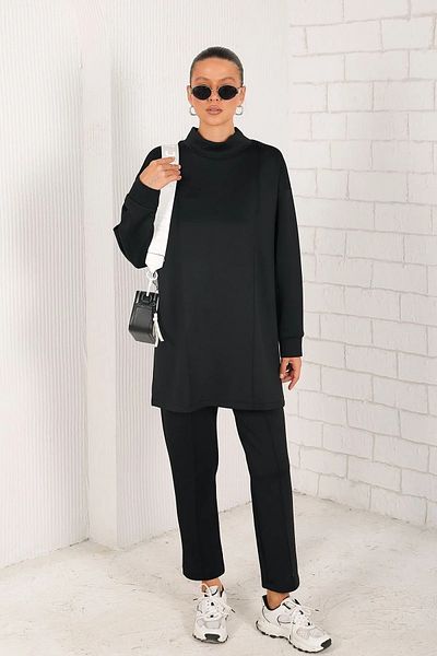 BRZ COLLECTION Black Basic Scuba Suit 3-5201