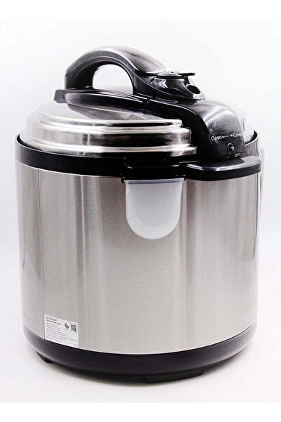 DLC Electric Pressure Cooker 6 Litre 1500 Watt - 3019-6 Black/Silver Steel