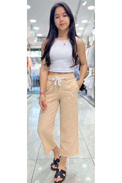 Minimoda Kids Keten Kısa Pantolon