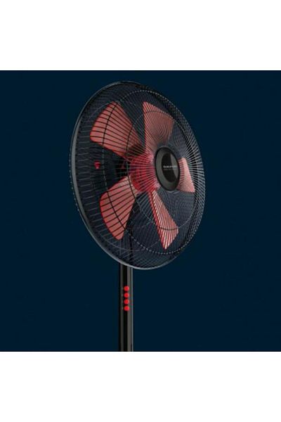 Taurus Ventilator cu picior Taurus Boreal 16C Elegance, 50 W, 3 viteze, 40 cm (Negru/Rosu)