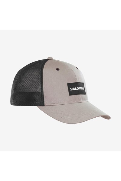 Salomon TRUCKER CURVED Şapka Frost Gray LC2232700