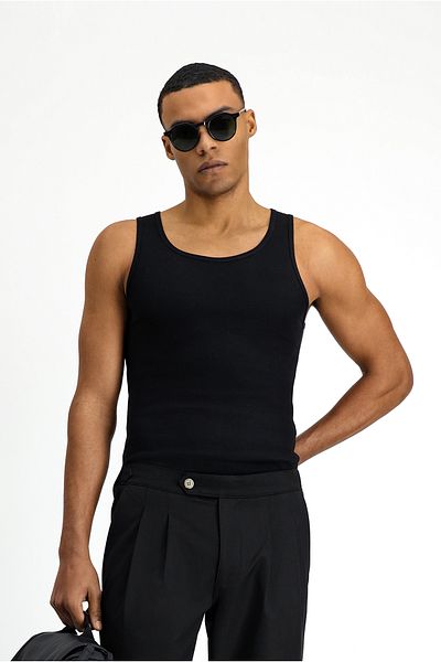Kiğılı Slim Fit Slim Fit Cotton Corded Undershirt