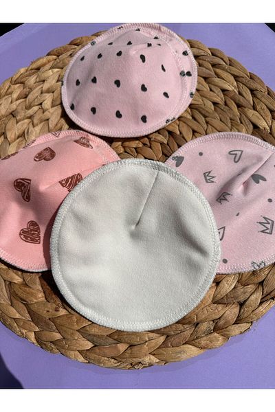 Petite Ponpon Baby Mother Breast Pad / Nursing Pad 3 Pairs (Washable)