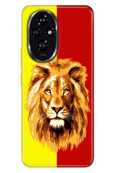 Cekuonline Huawei Honor 200-Pro Case Colorful Silicone Printed Tpu Yellow Red...