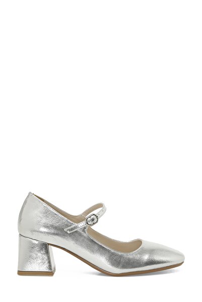 Butigo 24K-539 4PR Gümüş Kadın Topuklu Ayakkabı