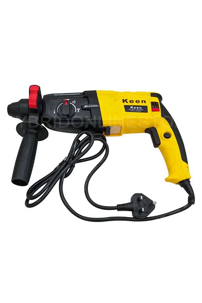 Keen Rotary Hammer Drill 950W 28mm Chuck 220V with 9 Accessories and Carrying Case - OS101