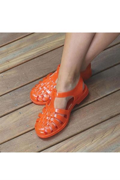 MEDUSE Orange Flamme Mother and Child Sandals