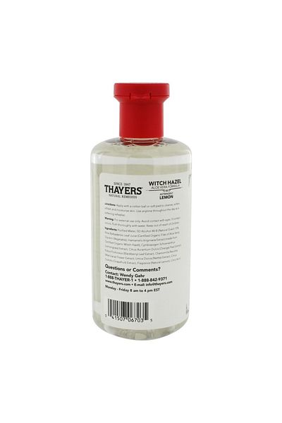 Thayers Witch Hazel Lemon Cleanse With Aloe Vera Lemon Astringent - 355 ml