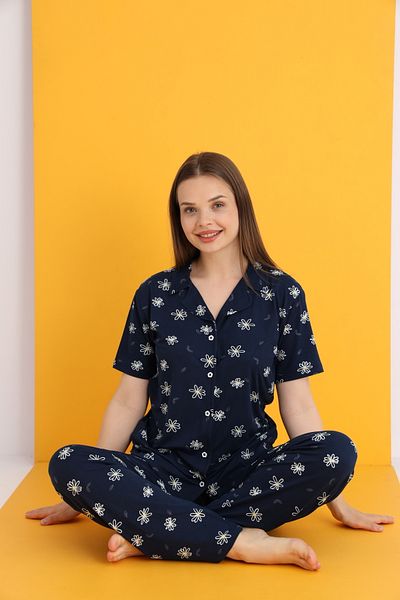 ELİTOL SET DE Pijamale CU BUTONI DE BAMBUS