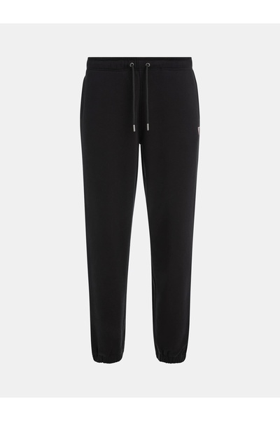 Guess Pantaloni de jogging GJ TRIANGLE LABEL pentru femei - negru
