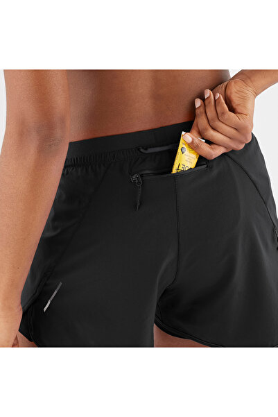 Salomon CROSS 2IN1 Kadın Koşu Şortu Black LC1892100