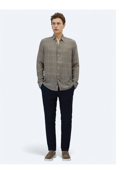 Kip Mink Printed Regular Fit Woven Casual Shirt