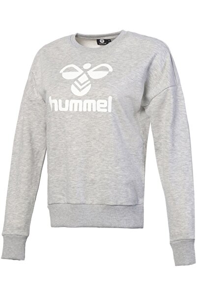 hummel Helsinge Gri Beyaz Unisex Sweatshirt
