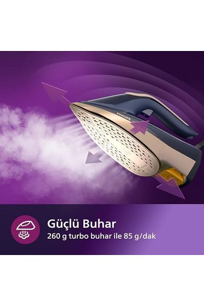 DERİK Eser Azur 8000 Series Dst8050/20 Optimaltemp 3000 W Steam Iron Drk 1107872
