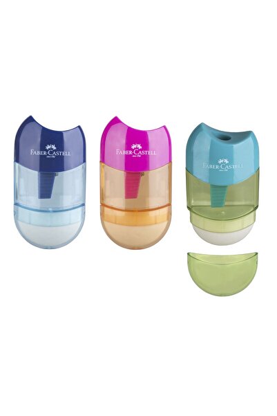 Faber Castell Plastic Sharpener With Eraser Trend 2019 Faber-Castell