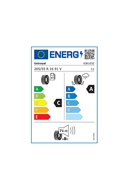 Uniroyal 205/55R16 91V RainSport 5 Yaz Lastiği uygunlastikalda (2025 Üretim)