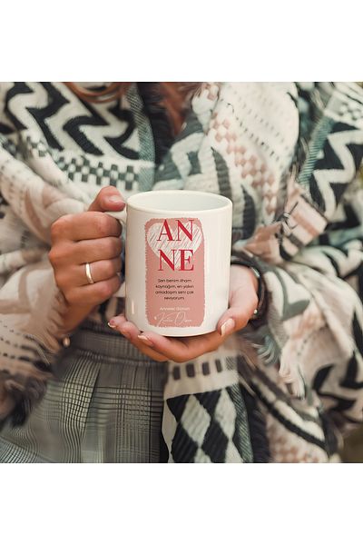GünayStore Mother's Day Special Mother Design Coffee Cup 330 ml