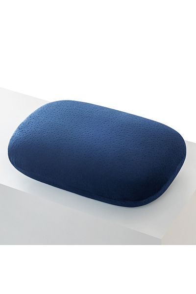 Choice 34x24cm Velvet(Navy Blue) Multifunction Memory Foam Neck Pillow Slow Rebound Soft Travel Pillow for