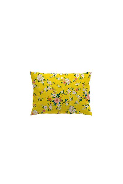 Filamente Double Sided Digital Printing Throw Pillow Cover Flower Garden
