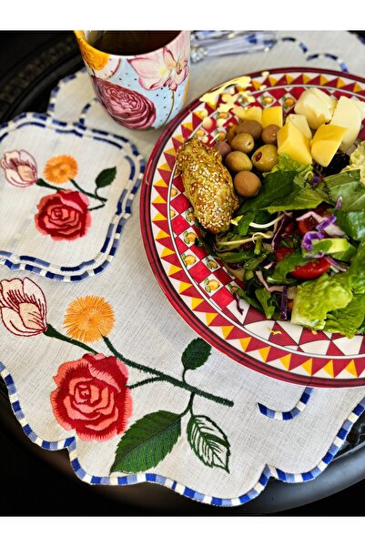 Merve Kaymakcı ROYAL YELLOW UYUMLU SUNUM PEÇETESİ