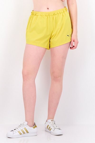 Puma Women Sportswear Fit Outdoor Shorts, Yellow