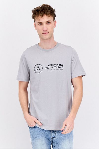 Puma Men Sportswear Fit Short Sleeve Outdoor T Shirt, Silver