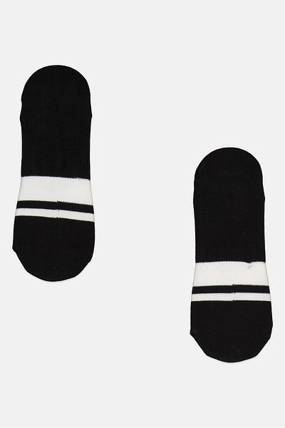 Puma Men 2 Pair Anti-slip Heel Socks, Black/white
