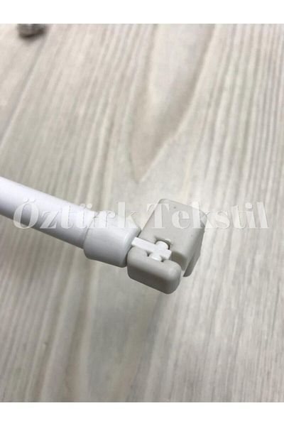 öztürk tekstil White Briz Curtain Rod (Butterfly Curtain Rod) 30-50cm