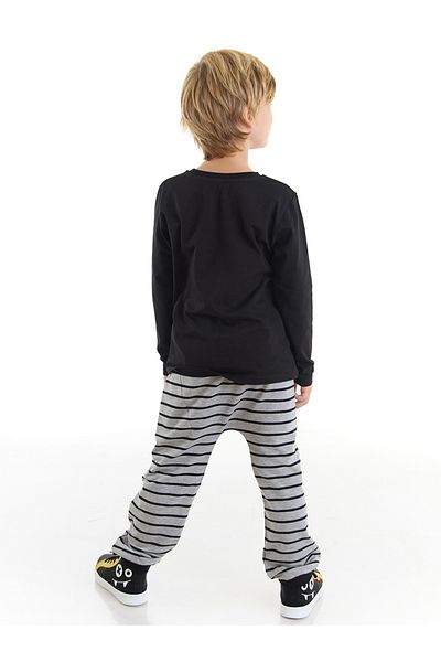 Denokids Waschbär Junge T-Shirt Hosen Set