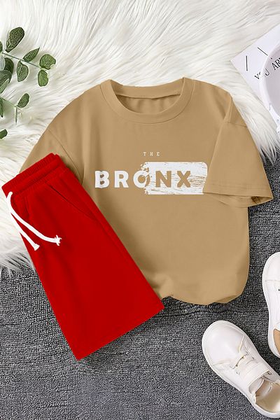 MYADA New Season the Bronx Printed 2-Piece Children's Set 22506
