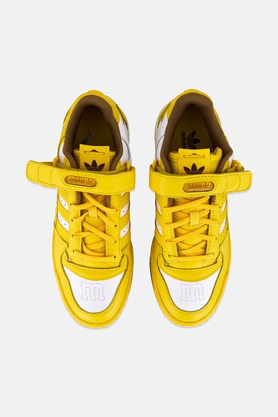adidas Originals X M And M Men Forum Low 84 Velcro Closure Shoes, Yellow