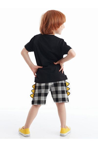 Denokids Yo Dino T-Shirt-Shorts-Set für Jungen