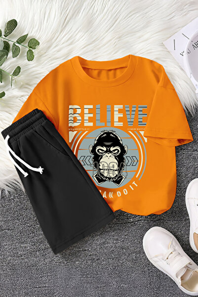 MYADA Believe Monkey Štampano Dvodelni dečiji set 22477